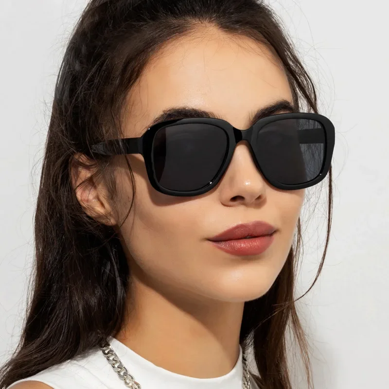 

New Fashion Europe and The United States Cross-border Foreign Trade Large Frame Sunglasses Women Retro Sunglasses Square Men