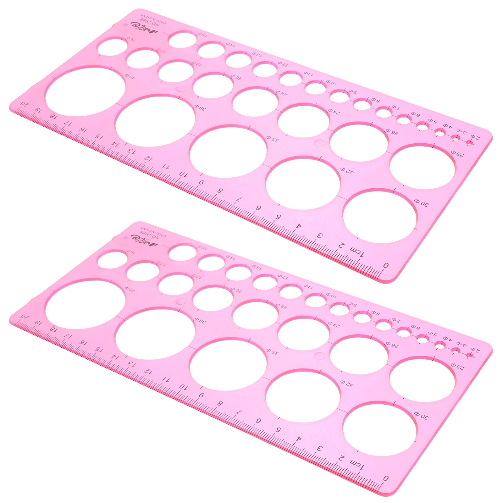 

2Pcs Fruits Berry Measuring Device Fruits Measuring Ruler Tool Blueberry Classification Measuring Ruler