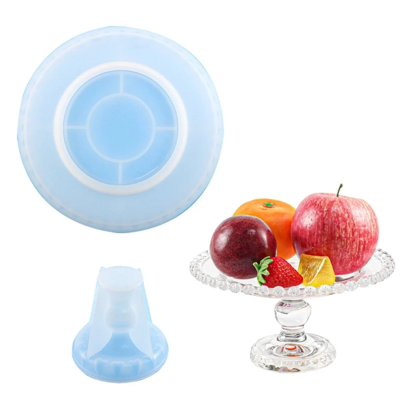

Silicone Love-Edged Round Plate Mold Jewelry Tray Epoxy Mold Casting Resin Molds T8DE