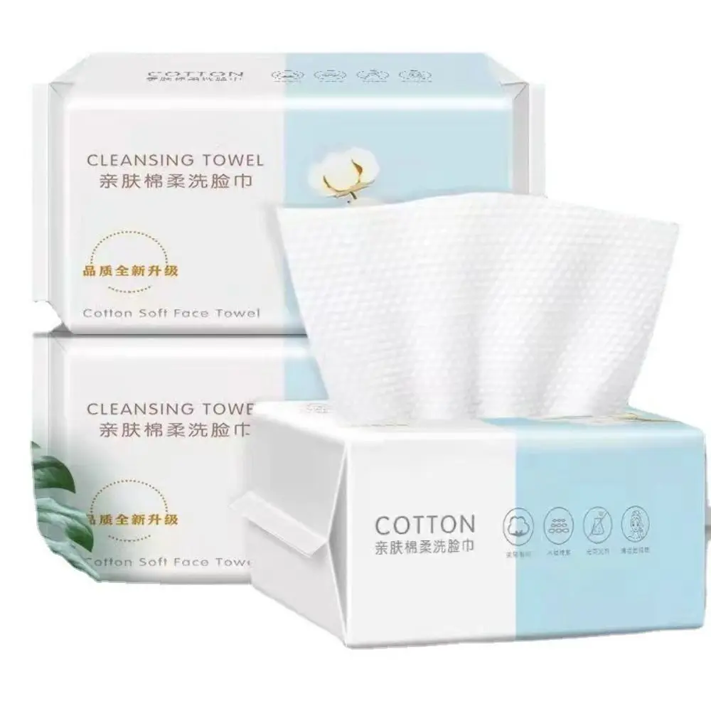 Multifunction Thick Disposable Face Towel Skin Care Skin-friendly Facial Cleansing Towels Non-woven Fabrics Cleansing Tissues