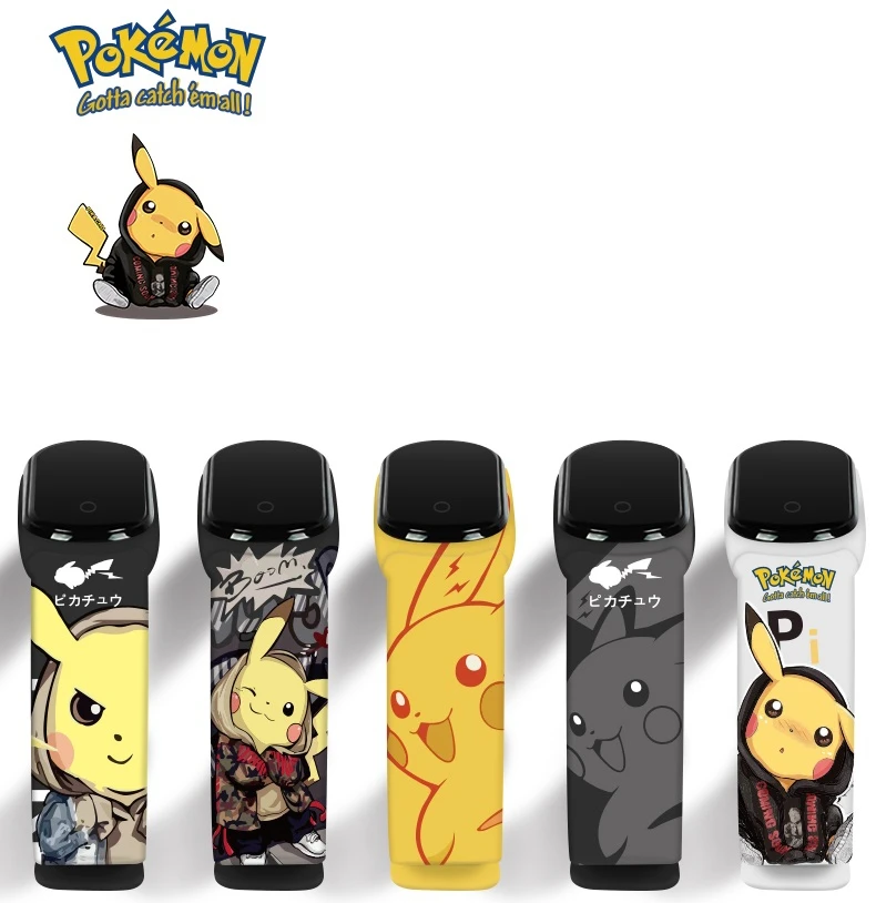 피카츄 LED 전자 시계, 만화 피규어, 애니메이션 주변기기, 디지털 터치 팔찌, 방수 어린이 축제 선물  Best5