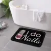 I Do Nails Fingernail Manicure Studio Non-slip Doormat Floor Mat Sand Scraping Carpet Rug for Kitchen Entrance Home Footpad Mats 4