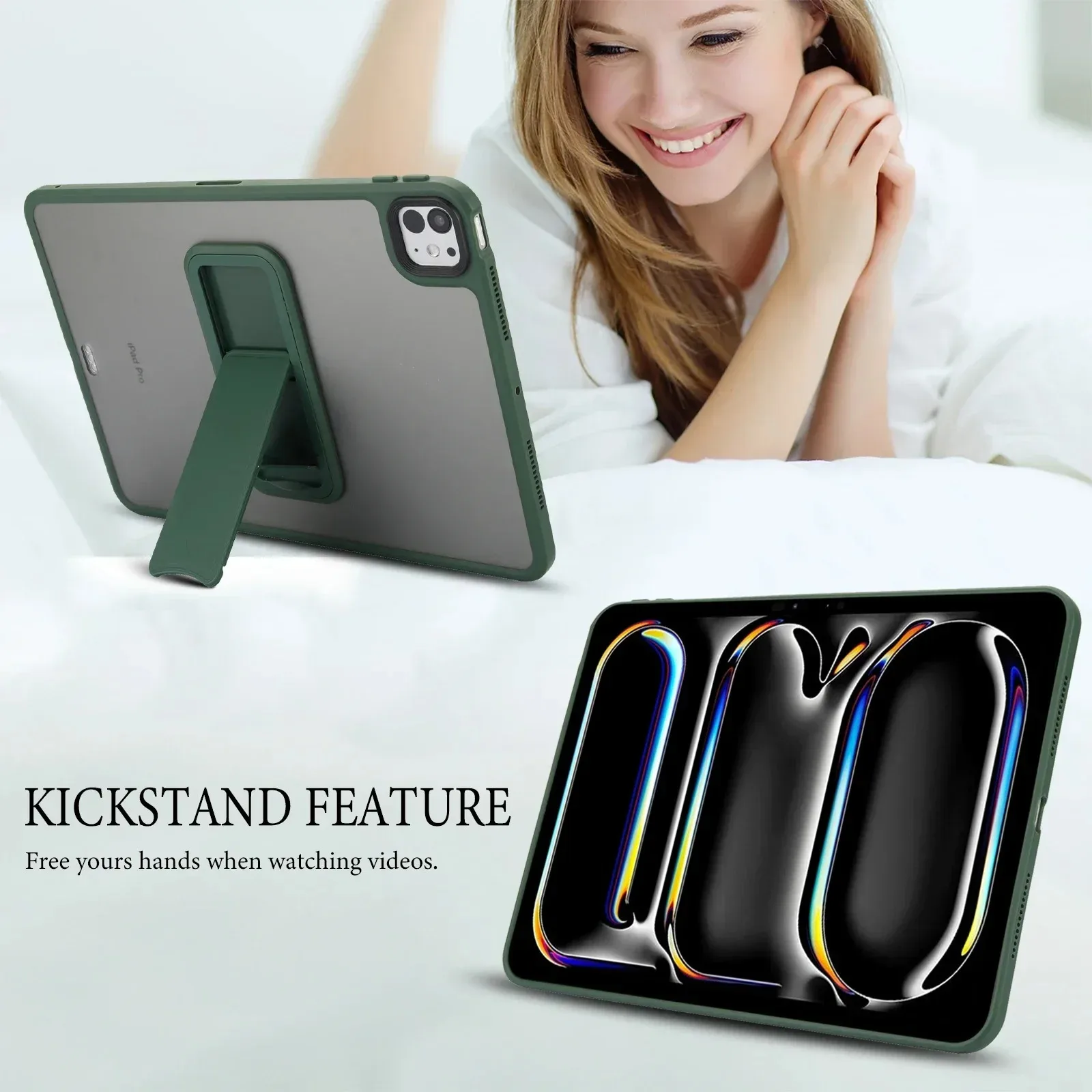 Sleek and Durable Tablet Case with Adjustable Stand and Enhanced Protection
