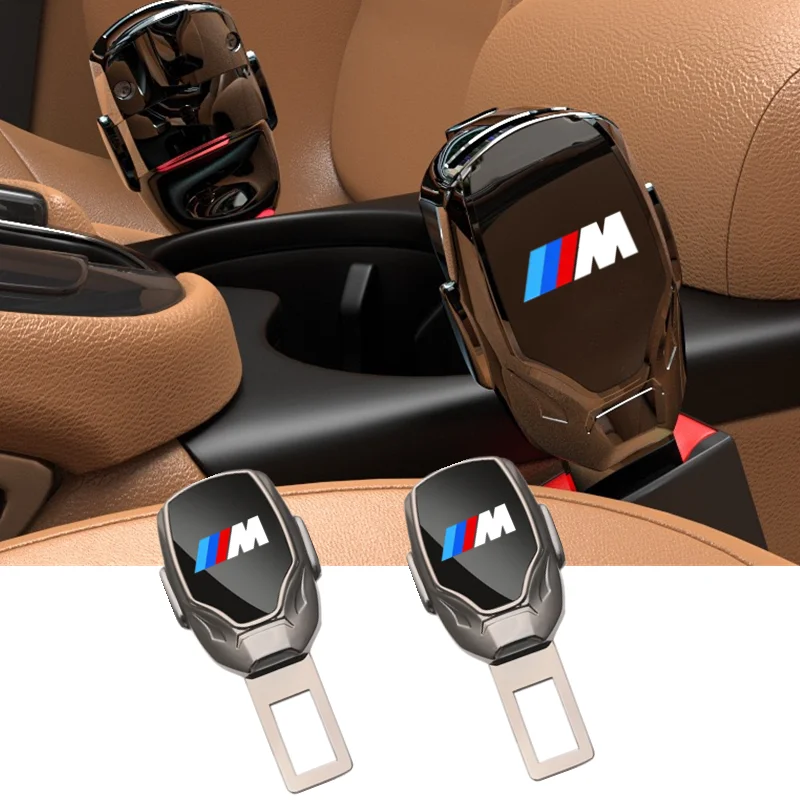 Seat belt clip Car Seat Belt Extension Plug Safety Seat Lock Clip Buckle For BMW M Emblem E46 E36 E34 F10 E90 F30 E60 F30 E53 E30 E92 E87