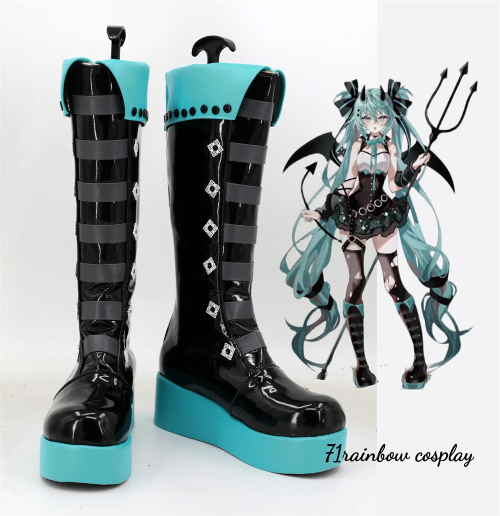 Mikuu Cosplay Miku Cosplay Shoes Mikuu Little Raccoon Devil