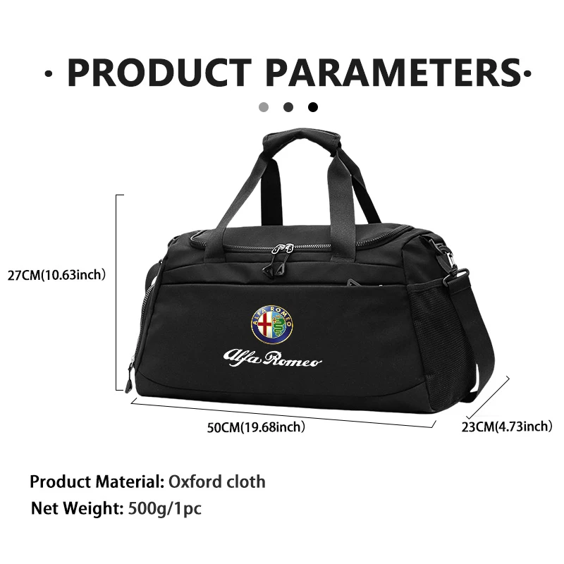 Sport Fitness Gym Bag Waterproof Oxford Duffel Luggage Travel Bag