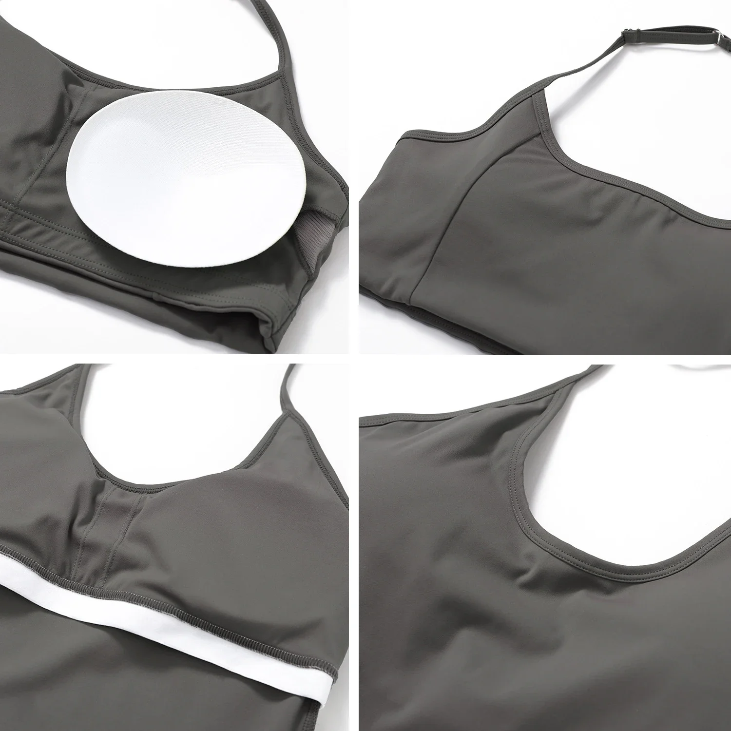 Hanging Neck Back Yoga Flared Pants Set Flip Fold High Waisted Skinny Gym Workout Breathable Casual Fitness Exercise Clothing yoga set sports set gym workout set sportswear set fitness set yoga pants set