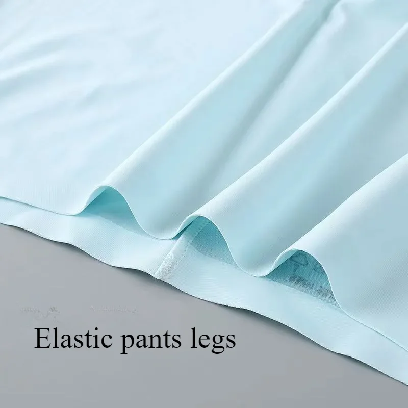 Women Modal Ice Silk Breathable Short Soft Cotton Seamless Safety Short Tight Underwear Female Boxers