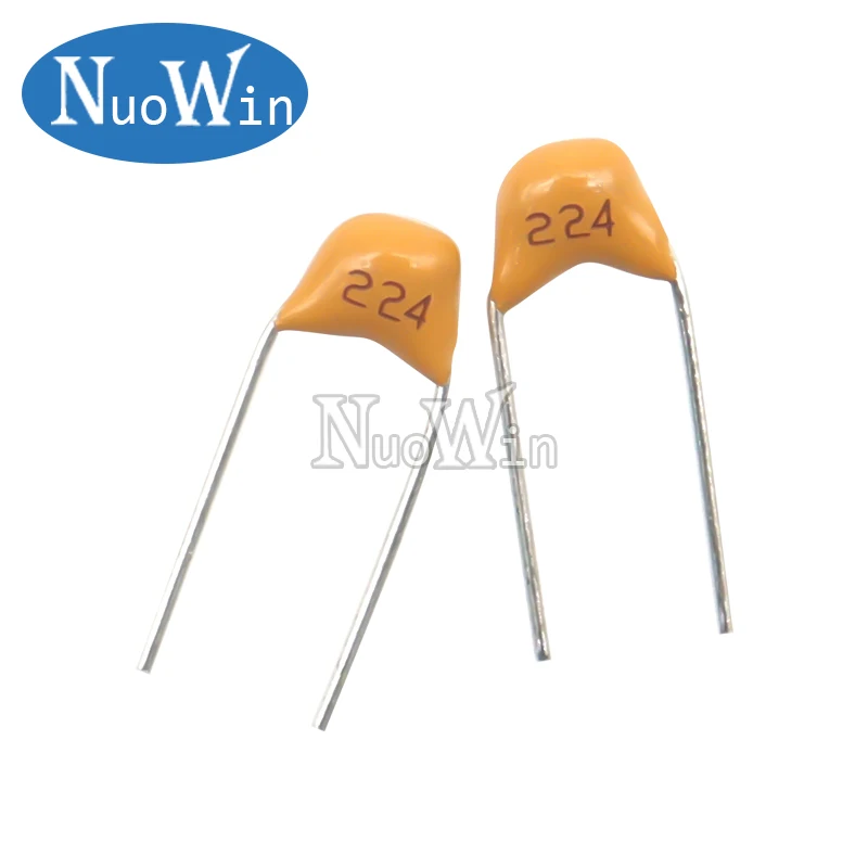 100PCS MLCC Capacitor Cerâmico Monolítico 10PF 22PF 100PF 1NF 2.2NF 4.7NF 10NF 22NF 100NF 0.1UF UF UF 2.2UF 10 1 50V P = 5.08 milímetros