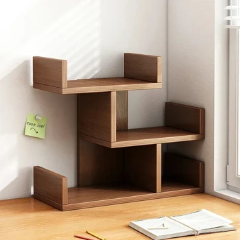 Libreria Scrivania da tavolo Portaoggetti e portaoggetti Scrivania per la casa Piccola libreria Camera da letto Ufficio Scaffale semplice multistrato