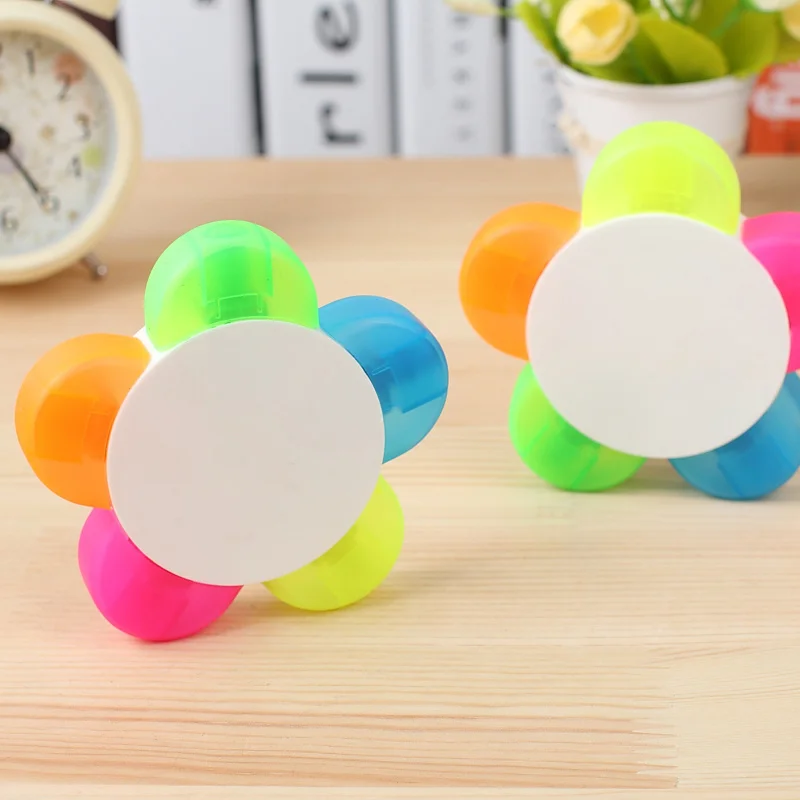 5 Colors/pcs Highlighter Pen Marker Pens For School Student Gift Stationery graffiti paint highlighter marker highlighter pen marker pen