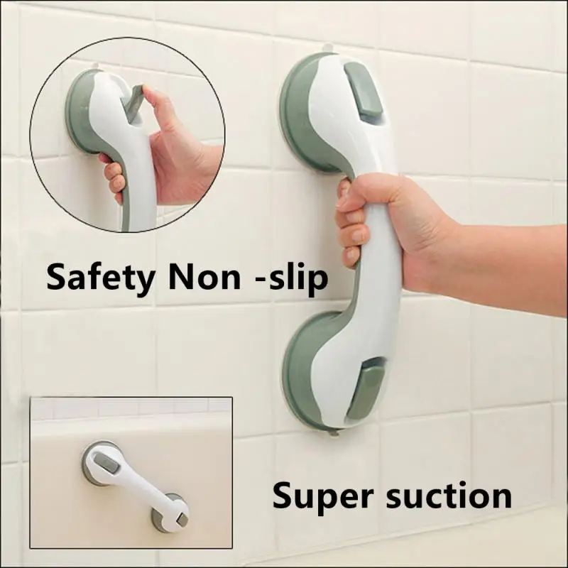 Safety Handle Grab Bar For Elderly Safety Bath Shower Tub Handle Grip Home Bathroom Suction Cup Anti Slip Household Accessories