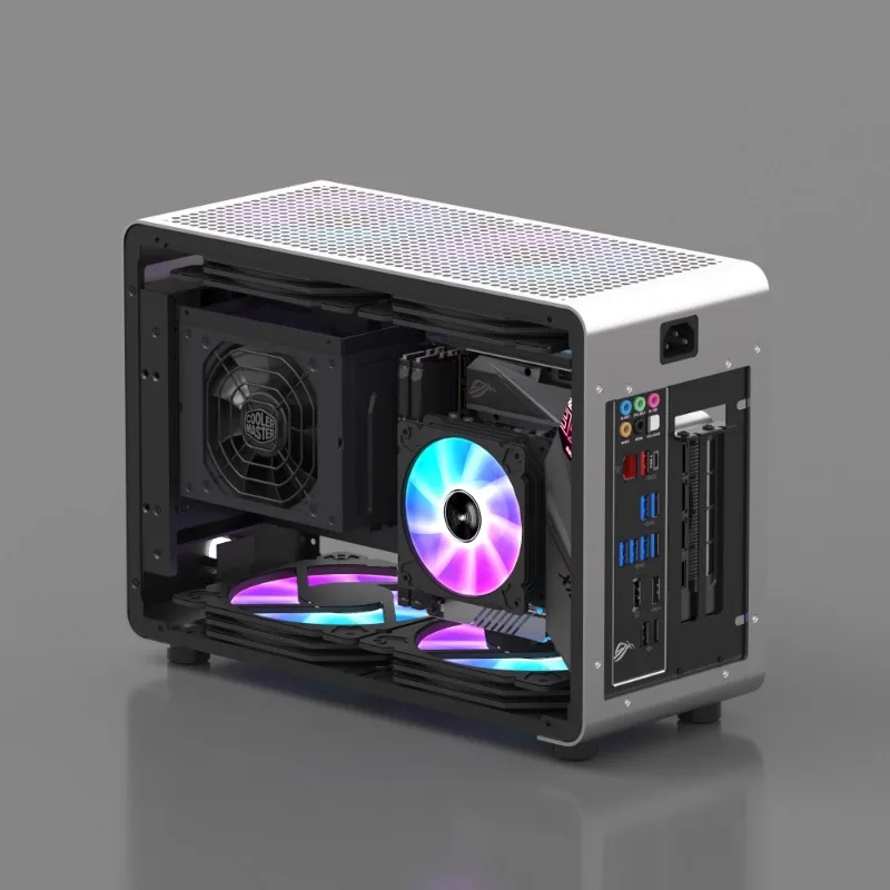 GEEEK G1 PRO シルバー GEEEK G1 Pro MINI-ITX CASE Silver | PCパーツ,PCケース,Mini-ITX対応