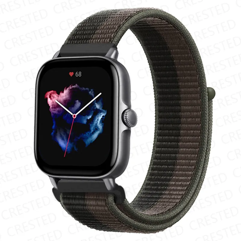 Nylon Sport Watch Band Bracelet - 20mm/22mm Adjustable Strap