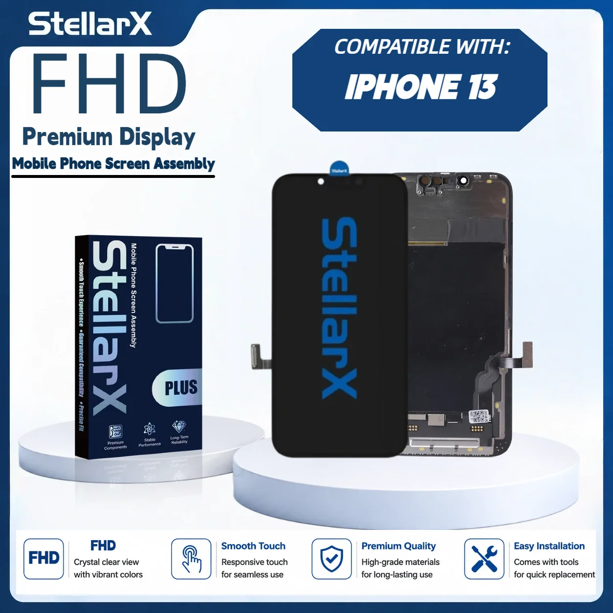 StellarX FHD High Color Gamut Screen Replacement Display