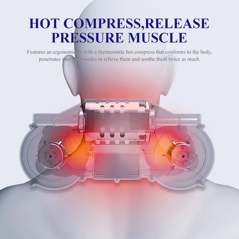 Heated Acupressure Massager for Whole Body Relaxation