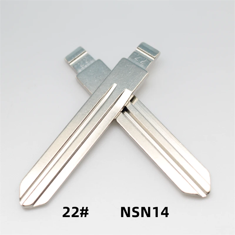 

10 шт., 22 # NSN14, Металлические Пустые Неразрезанные фотообои для Nissan A33 Tiida Sunny для Keydiy KD Xhorse VVDI JMD