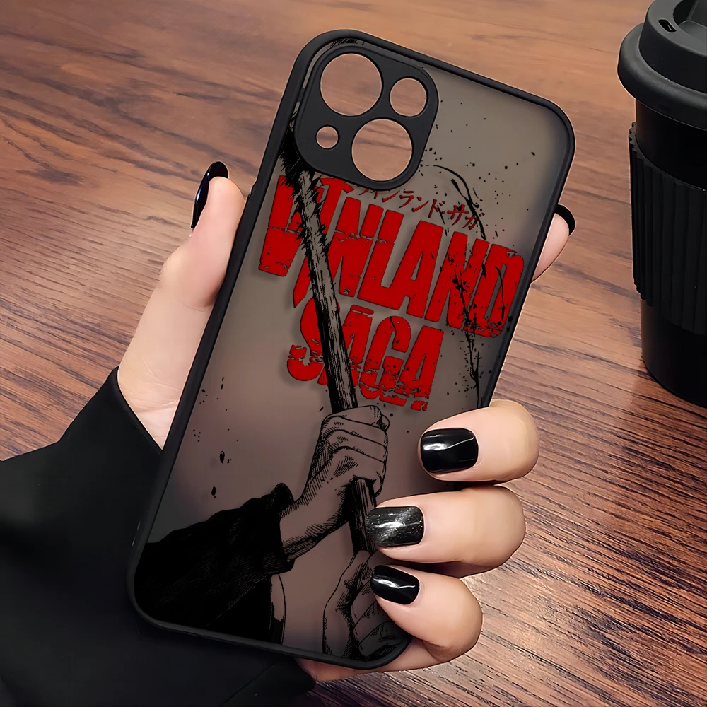Vinland Saga Anime Black Matte Phone Case