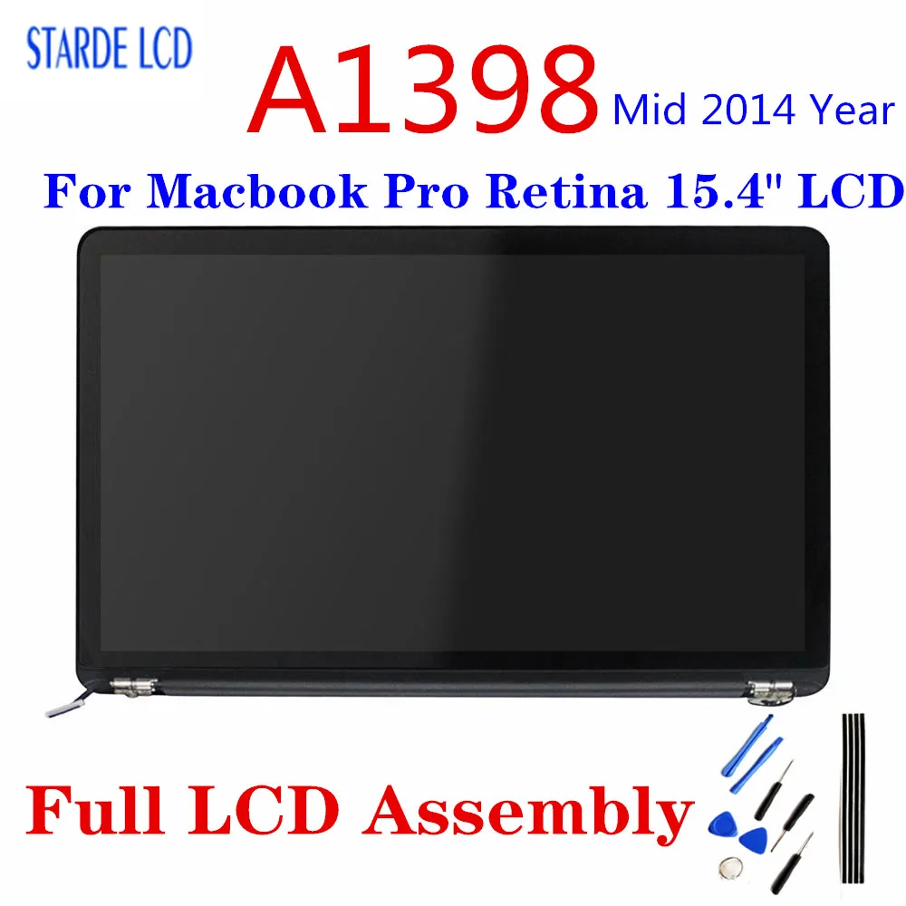 Schermo Lcd Originale Per Apple Macbook Pro Retina 15.4 ''A1398 Fine 2013 Metà 2014 Anno 2880*1800 Display Riparazione Assemblaggio Completo