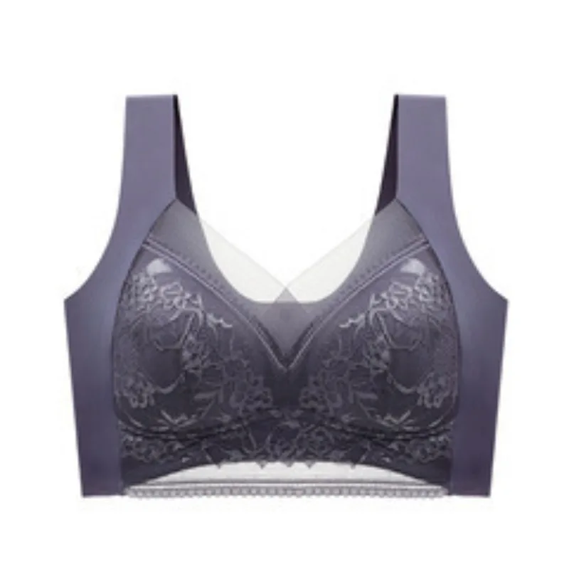 Seamless Lace Bra - Large Size Underwear | Breathable Thin Bra With Beautiful Back