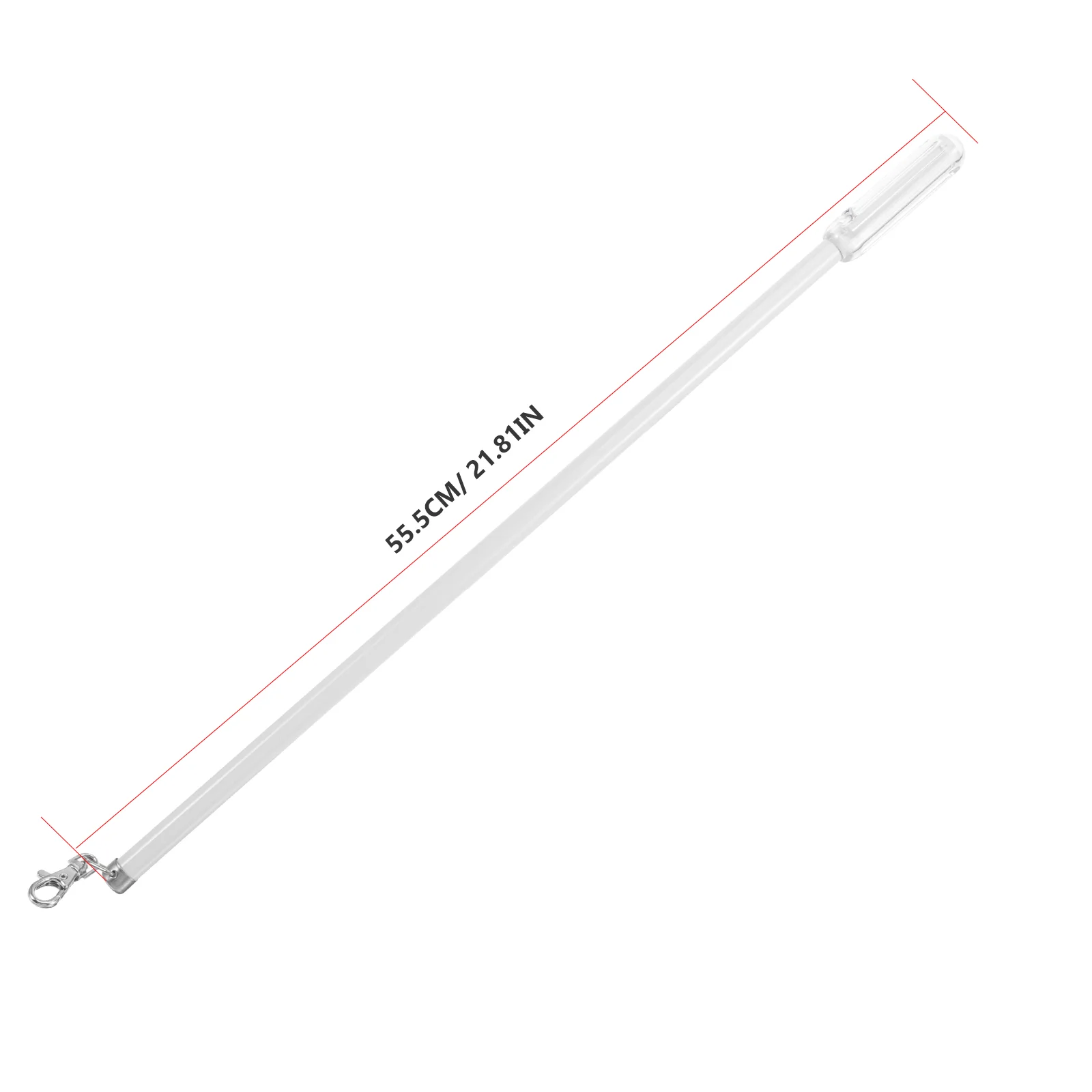 Curtain Pull Rod 21 Inch Rods Drapery Wands Curtains Opener Stick Drapes Aluminum curtain pull rod