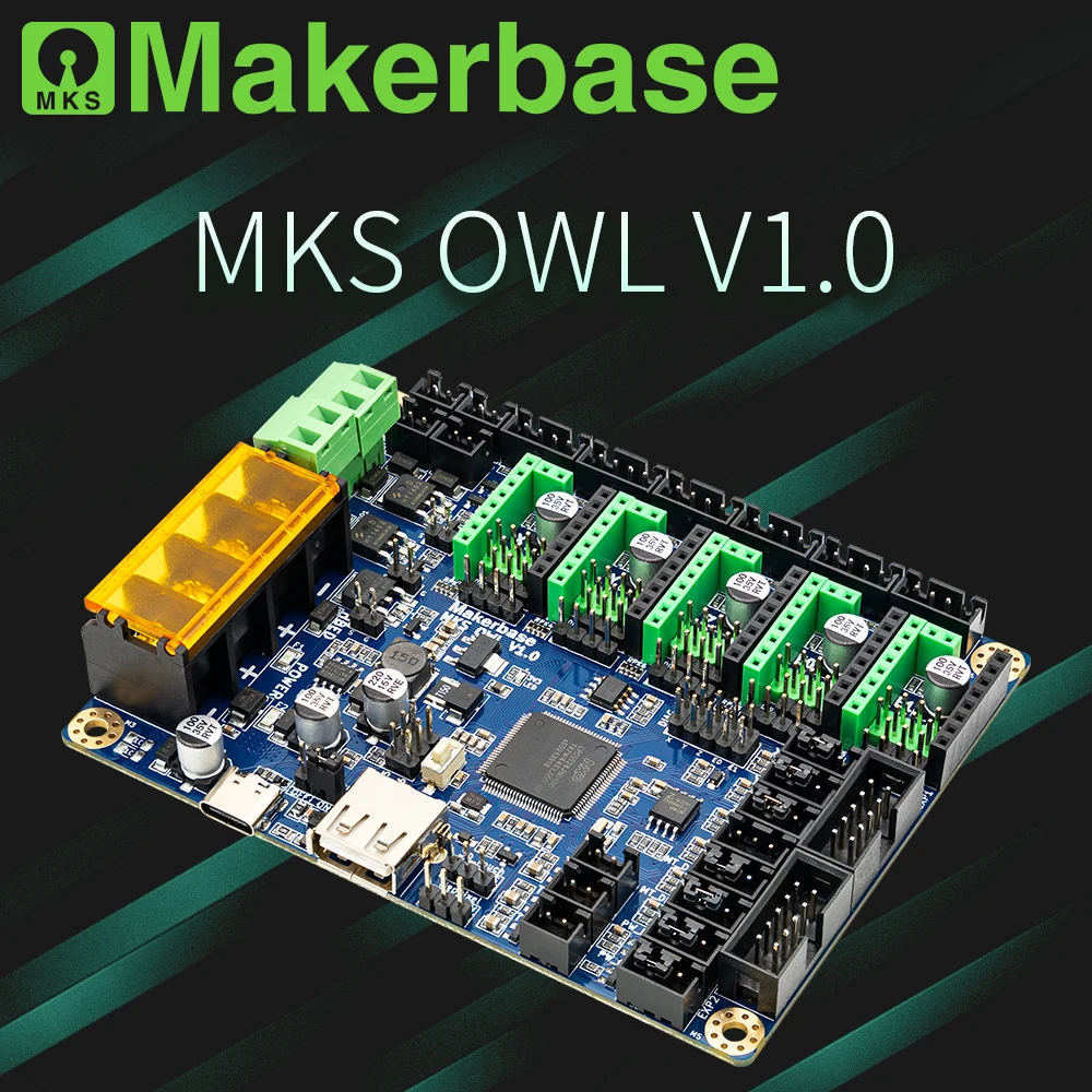 Makerbase Mks Owl Board 32bit 150mhz Lpc5528 Peças de Impressora 3d Ts35 Usb u Impressão de Disco. - Imagem 4