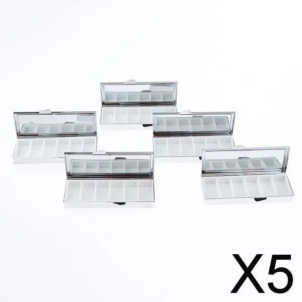 5X 6 Grid Tablet Pills Box Weekly Medicine Storage Organizer Container Case