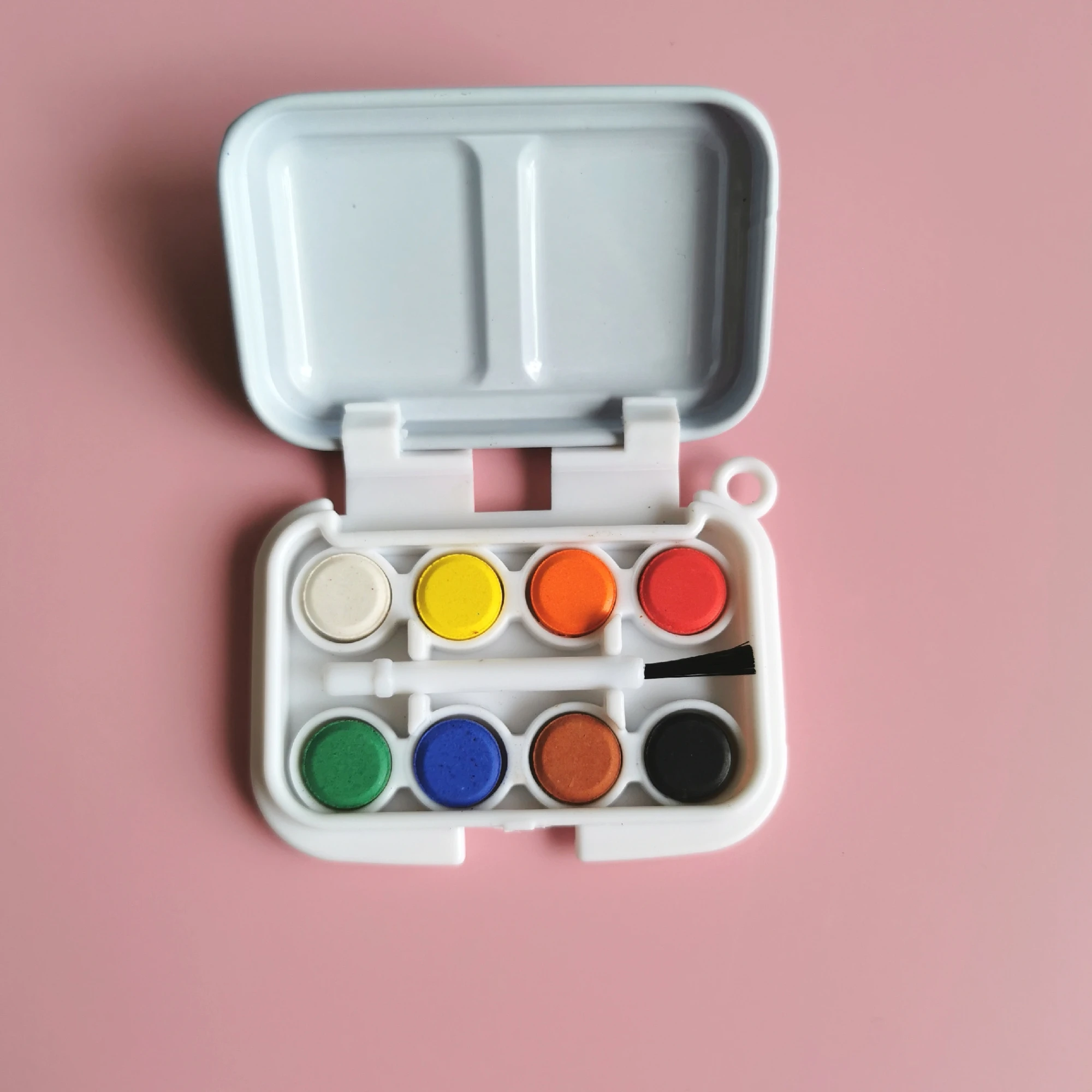 Children's Mini 6-grid Colors Box Portable Watercolor Palette