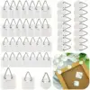 10-20pcs White Self Adhesive Hooks Door Wall Mounted Picture Hanger Hook Suction Heavy Load Rack Kitchen Organizer Holder 1