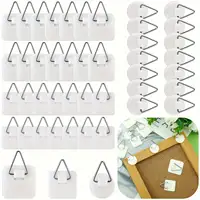 10-20pcs White Self Adhesive Hooks Door Wall Mounted Picture Hanger Hook Suction Heavy Load Rack Kitchen Organizer Holder 1