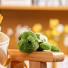 8cm Cute Cartoon Mini Turtle Doll Keychain Pendant Girl Woman Bag Doll Plush Toy Key Ring Jewelry Small Gift 5