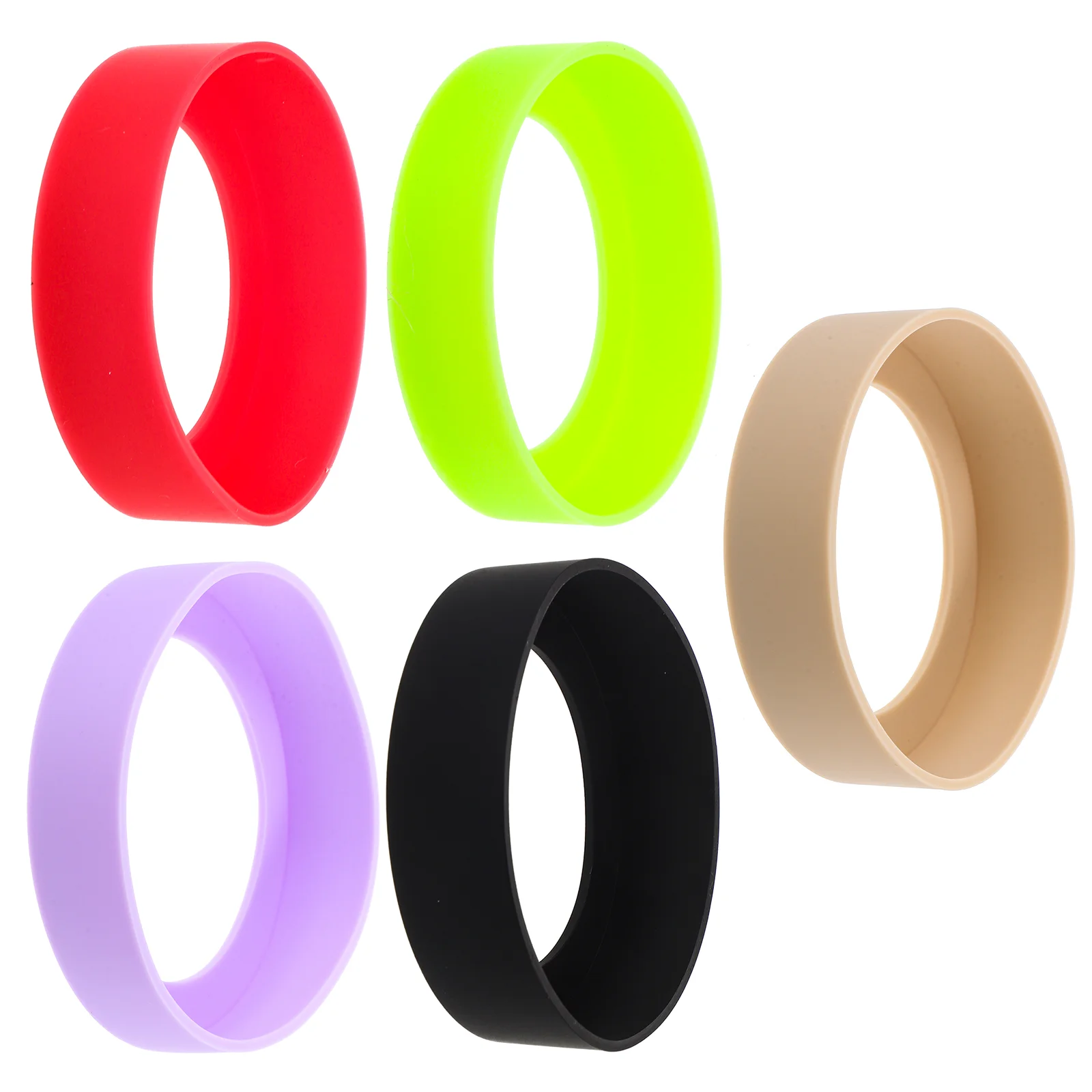 

Silicone Cup Cover Bottle Boots Bottles Protector Bottom Glass Nonslip Reusable Carafe