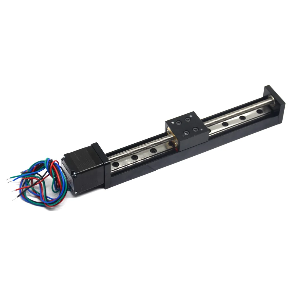 

150mm Effective Travel Length Mini Linear Rail Guide Lead Screw T6x1 with NEMA11 Stepper Motor for CNC Router Parts X Y Z Linear