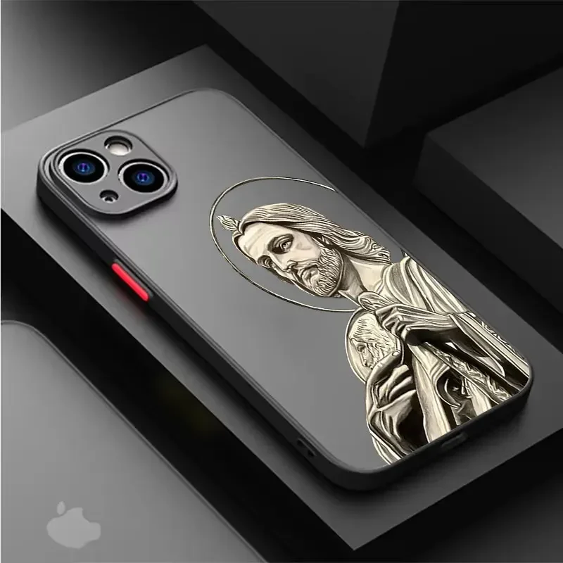 Verse of The Christian Bible Jesus Shockproof Phone Case - Air-Cushioned Hard Cover
