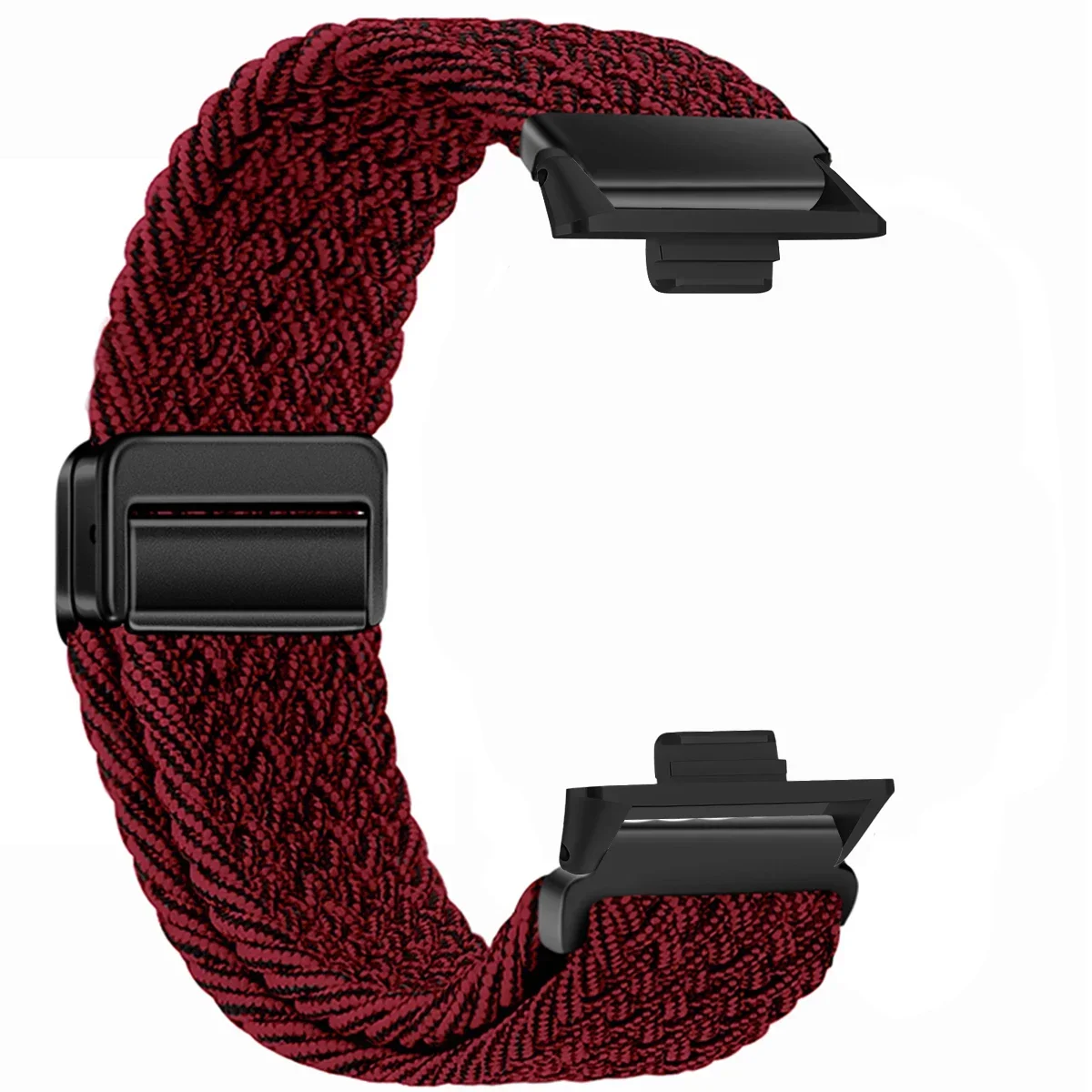 Nylon Braided Magnetic Buckle Strap - Breathable & Comfortable Replaceable Band