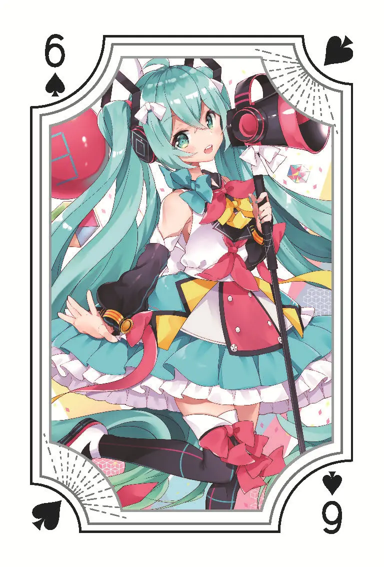 Boxed 54pcs/set 2023 NEW Anime Hatsune Miku figure kawaii LOMO card photo  pattern Poker playing cards toys gifts - AliExpress