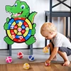 Montessori Throw Sport Slingshot Target Sticky Ball Dartboard Basketball Board Games Educational Children's outdoor Game toy 5
