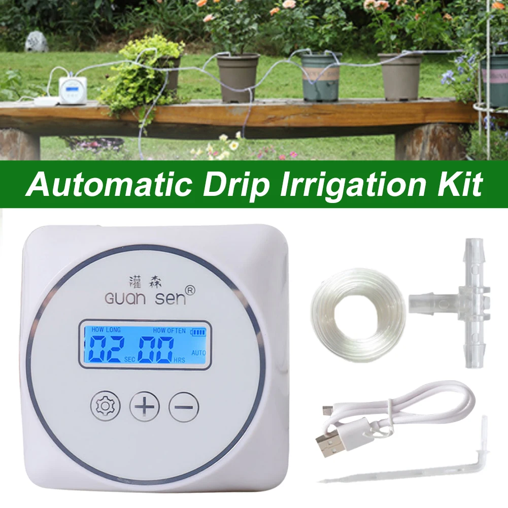 New Intelligent Drip Irrigation Water Pump Timer System Garden Plant