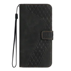 Magnetic Leather Flip Case with Card Slots and Wrist Strap for Samsung Galaxy M31 (Black)