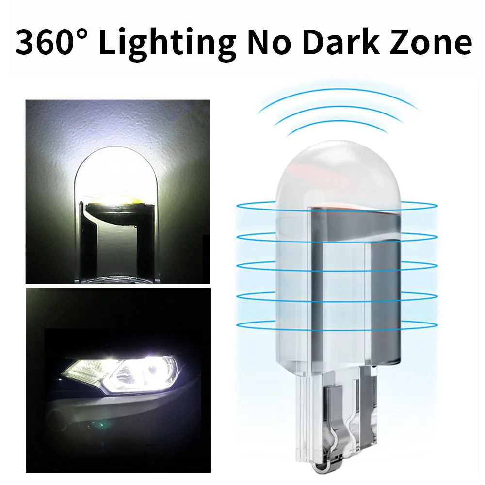 Infitary-ڵ LED T10 COB Ĩ   12V 24V, ڵ   õ б, ȣ  W5W,  , 10 