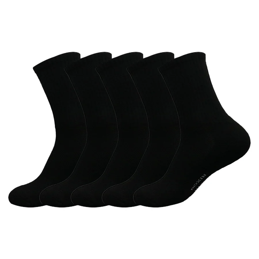 5/10/20 Paar Neue Coole Herren Schwarze Weiße Warme Socken Set Herbst Winter Einfarbige Sport-Kurzsocken für Männer Dropshipping – Detail 7