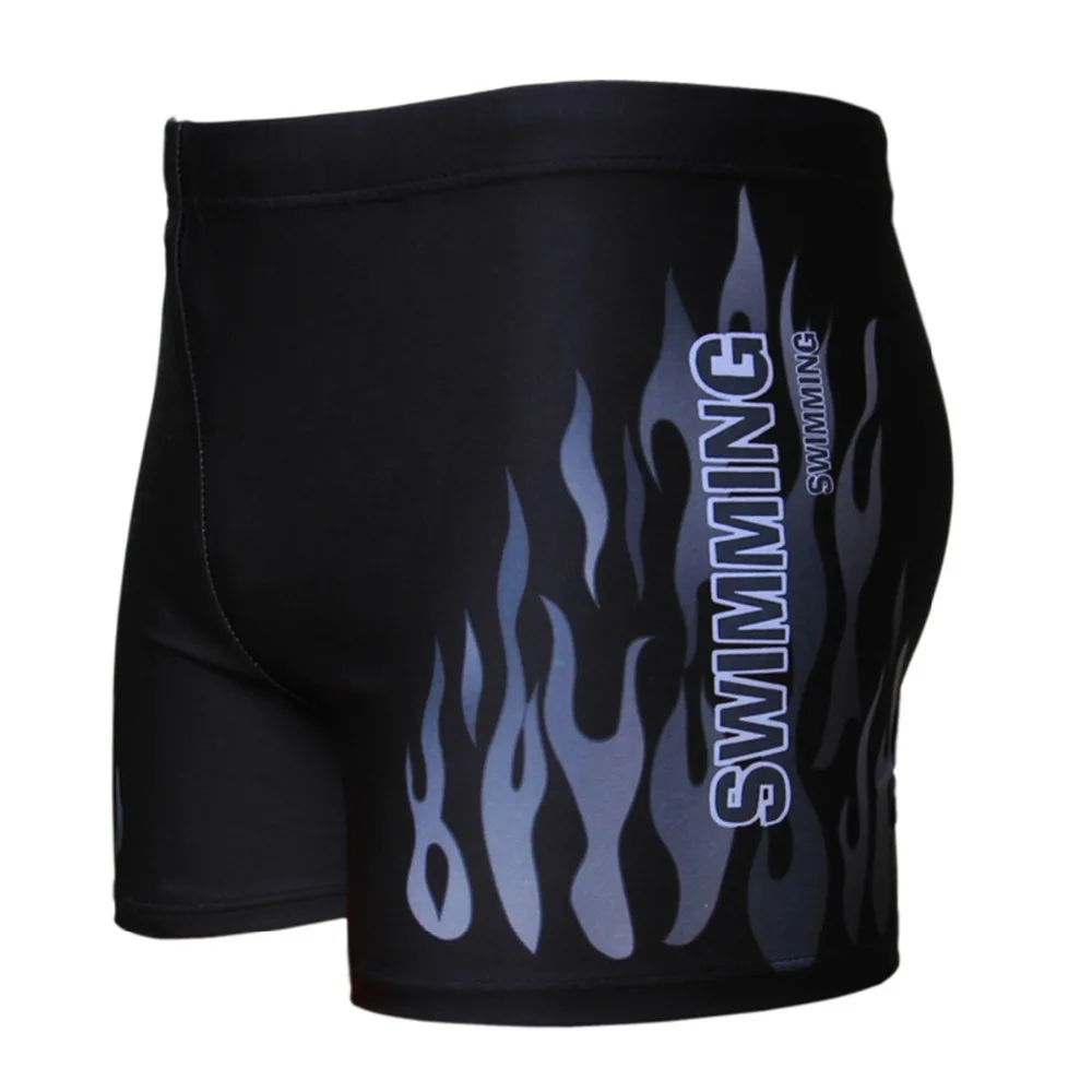 Men Swimwear Swimsuit Mens Swim Shorts Bathing Suit Swimming Pool Trunks Beach Briefs Flame Boxer Badpak maillot de bain homme 3