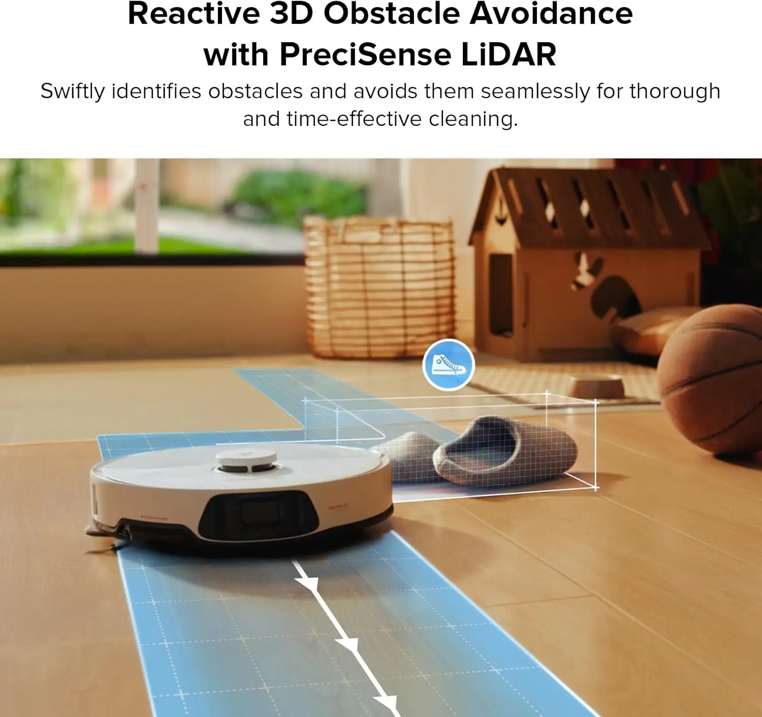S8 Max Ultra Robot Vacuum and Mop Auto Mop Washing&Drying Smart Dirt Detection Self-Emptying 8000Pa Suction 20mm Mop Lifting 5