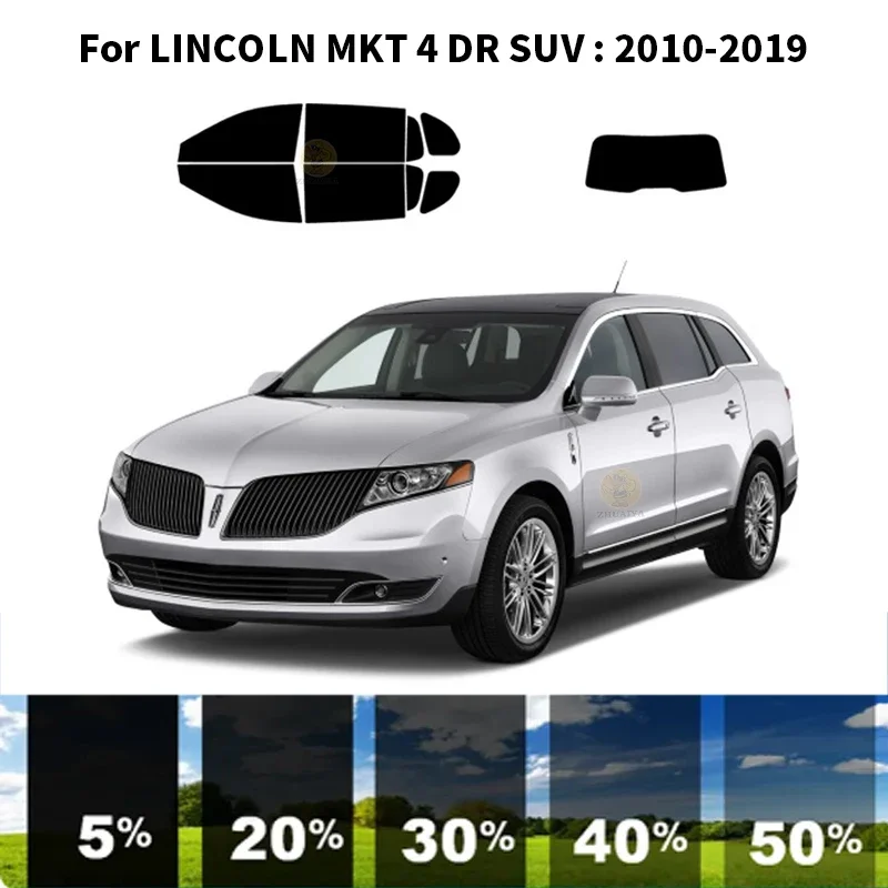 

Precut nanoceramics car UV Window Tint Kit Automotive Window Film For LINCOLN MKT 4 DR SUV 2010-2019