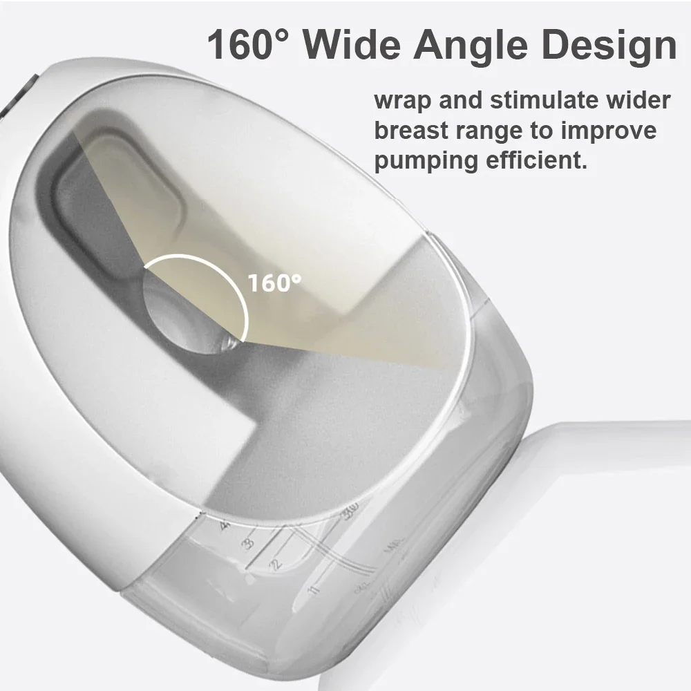 Wearable Breast Pump Hands Free Electric Portable Wearable Breast Pumps BPA-free Breastfeeding Milk Collector