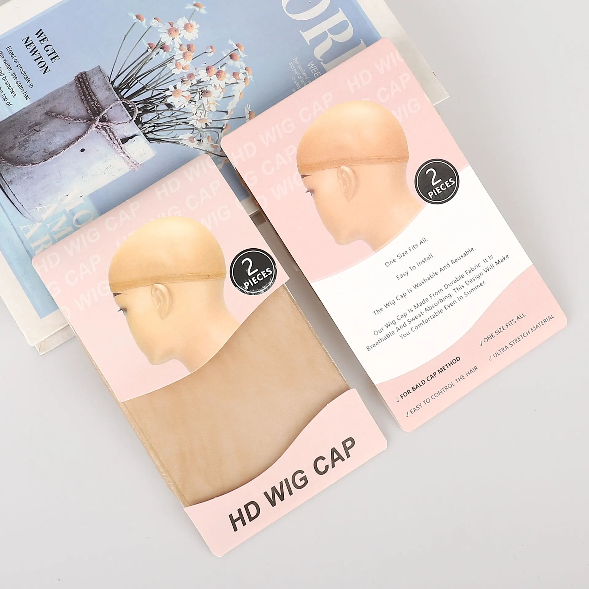 Wig Making Cap Hd Transparent Hairnets Hair Extension Tools For Women Wearing Lace Front Wigs Make Hair Tights Invisible Hd Caps wig caps hair nets