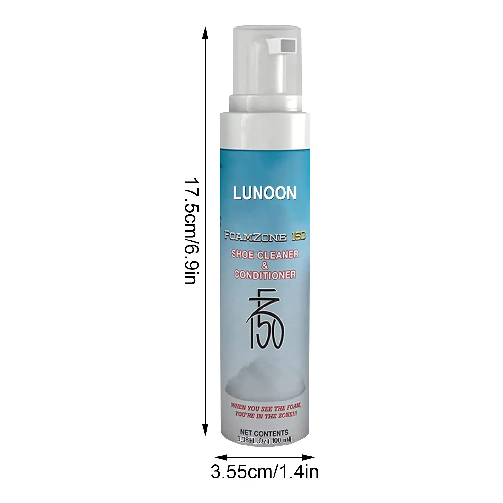 1PCS White Shoes Cleaner Whitening Cleansing Foamzone for Shoe Brush Shoe Sneakers Shoes 100ml Cleaning Tool