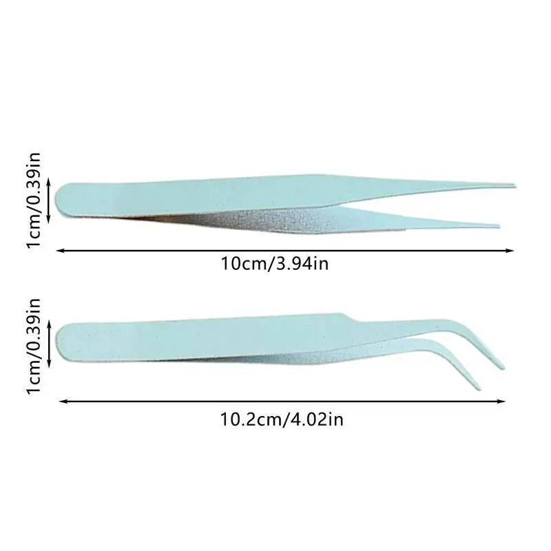 Nail Art Decor Eyelashes Tweezers Macaron Tweezer Scrapbook Sticker Tape Picking DIY Junk Journal Album Stainless Clip DIY Tool