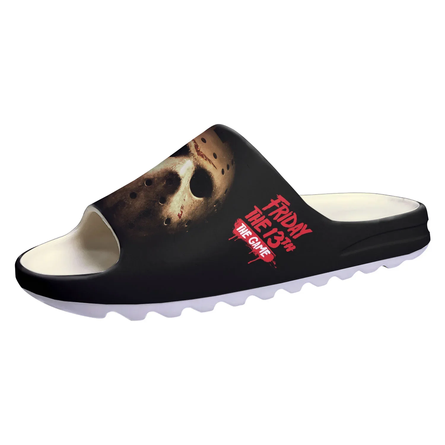 J-Jason F-Friday the 13th Soft Sole Sllipers Home Clogs Customized Step On Water Shoes Mens Womens Teenager Step in Sandals