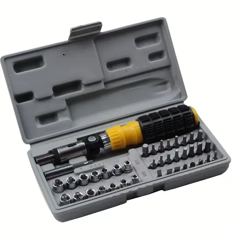 Multi-function Screwdriver Set Socket Screwdriver Combination Tool 41Pcs Screwdriver Set with Handle Hand Tool